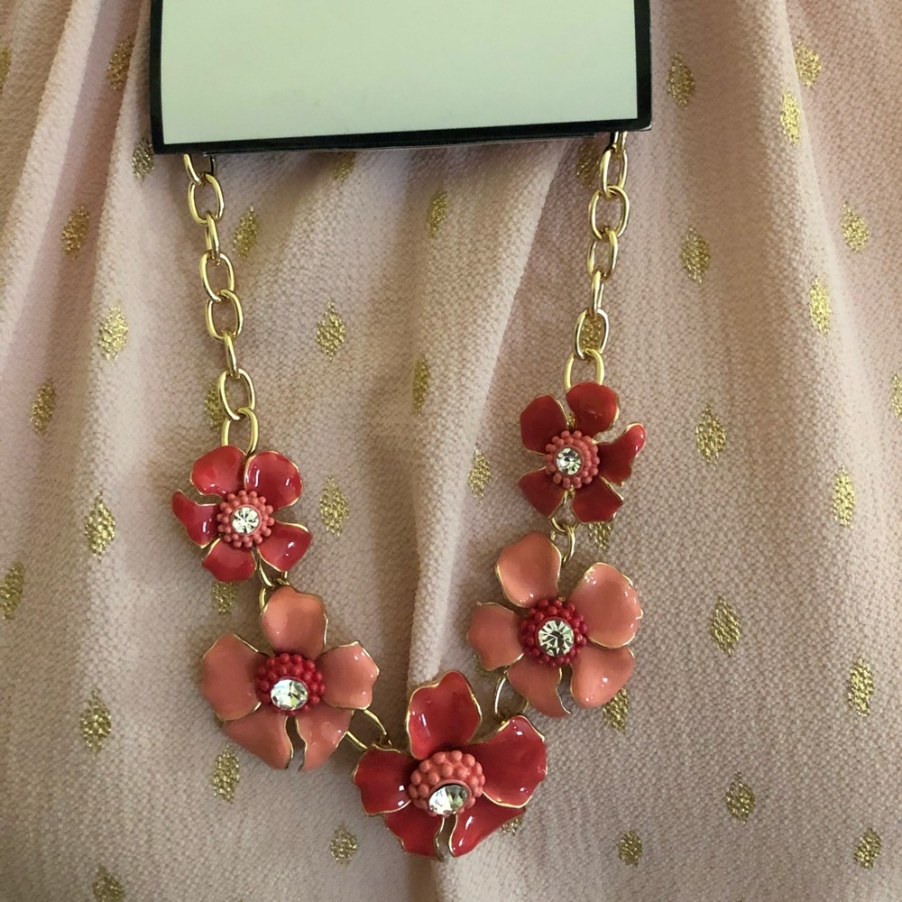 Brand New Dana Buchman Pink/Peach Gold Statement